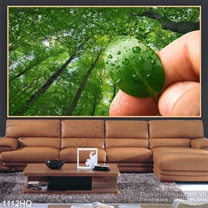 Tranh hoa lá trang trí đẹp