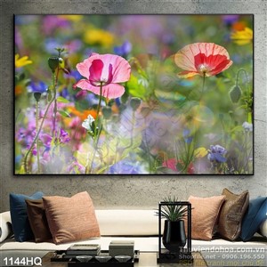 Tranh hoa lá trang trí tường đẹp