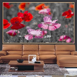 Tranh hoa lá trang trí đẹp