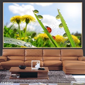 Tranh hoa lá độc đáo đẹp