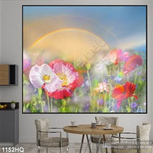 Tranh hoa lá trang trí treo tường