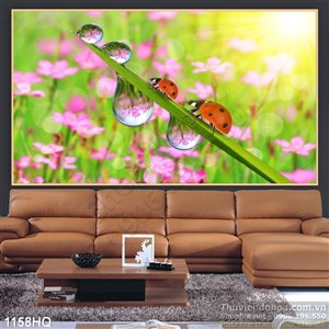 Tranh hoa lá treo tường nghệ thuật