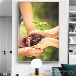 Tranh hoa lá treo tường độc đáo