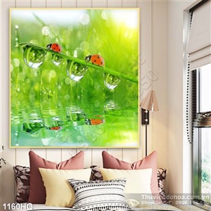 Tranh hoa lá trang trí treo tường