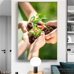 Tranh hoa lá đẹp độc đáo