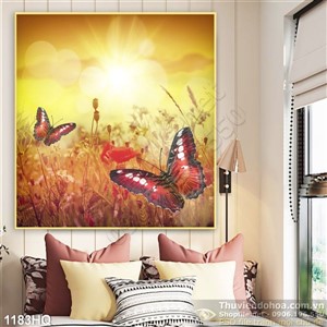 Tranh hoa lá nghệ thuật