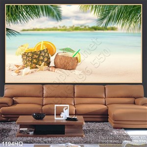 Tranh hoa lá trang trí đẹp