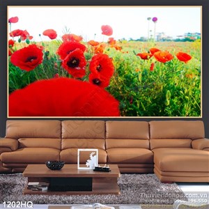 Tranh hoa trang trí treo tường