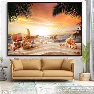 Tranh hoa lá trang trí nghệ thuật