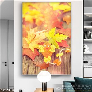 Tranh hoa lá trang trí đẹp