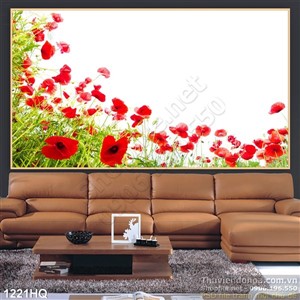 Tranh hoa lá trang trí đẹp