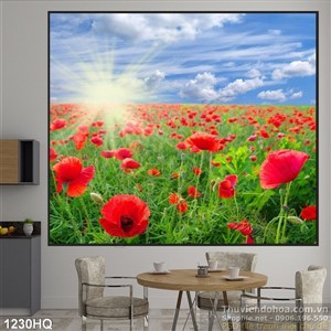 Tranh hoa trang trí treo tường đẹp