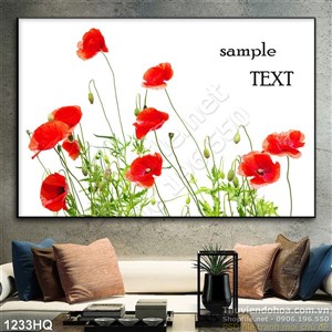 Tranh hoa lá trang trí nghệ thuật đẹp