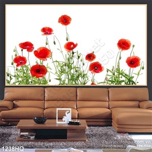 Tranh hoa lá treo tường đẹp