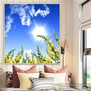 Tranh hoa lá treo tường đẹp