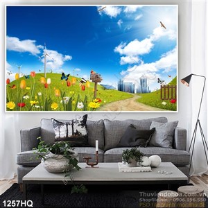 Tranh hoa lá treo tường đẹp