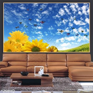 Tranh hoa lá nghệ thuật đẹp