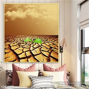 Tranh hoa lá treo tường độc đáo