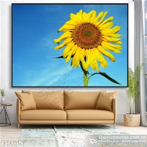 Tranh hoa hướng dương đẹp