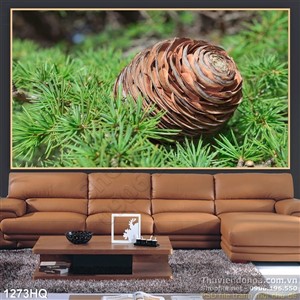 Tranh hoa lá thiên nhiên đẹp