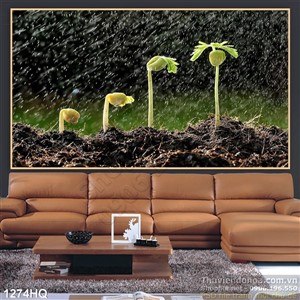 Tranh hoa lá trang trí đẹp