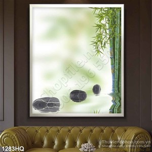 Tranh hoa lá spa đẹp