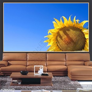 Tranh hoa hướng dương treo tường đẹp