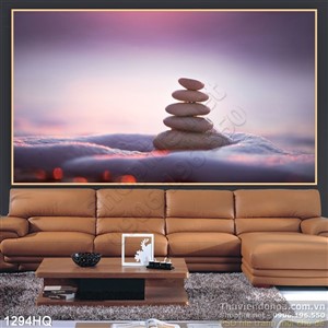 Tranh hoa lá Spa trang trí đẹp