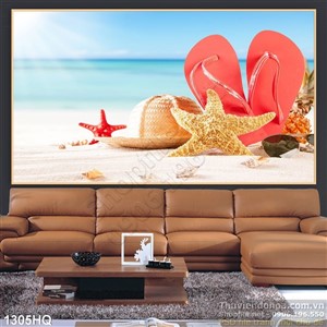 Tranh hoa lá trang trí đẹp