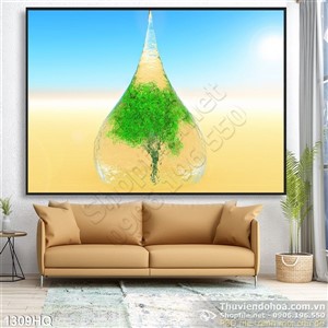 Tranh hoa lá treo tường đẹp