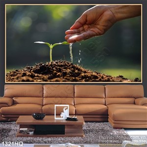 Tranh hoa lá trang trí đẹp