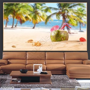 Tranh hoa lá treo tường nghệ thuật đẹp