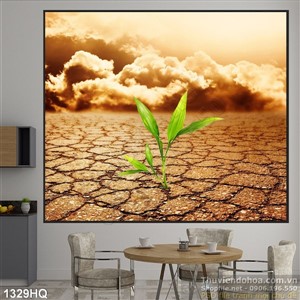 Tranh hoa lá nghệ thuật đẹp