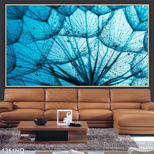 Tranh hoa lá trang trí phòng ngủ