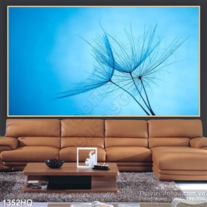 Tranh hoa lá trang trí độc đáo