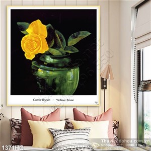 Tranh hoa hồng trang trí treo tường đẹp