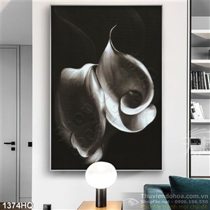 Tranh hoa Vân môn trang trí đẹp