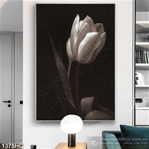 Tranh hoa tulip nghệ thuật