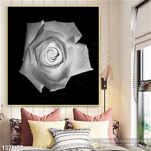 Tranh hoa hồng treo tường phòng ngủ