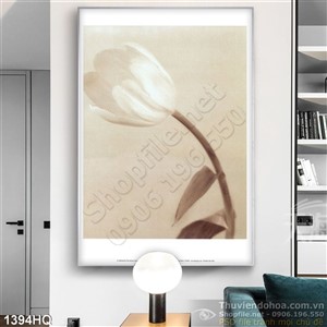 Tranh hoa tulip nghệ thuật treo tường đẹp