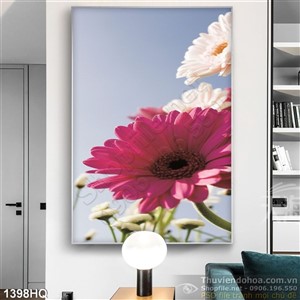 Tranh hoa lá nghệ thuật đẹp