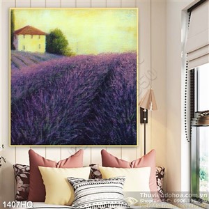 Tranh hoa oải hương đẹp