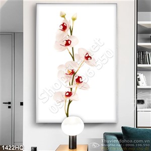 Tranh hoa lan gạch đẹp
