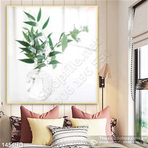 Tranh hoa lá phong thủy treo tường đẹp