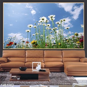 Tranh hoa cúc đẹp độc đáo