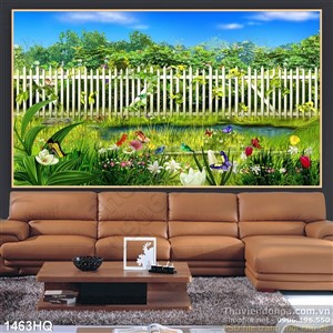 Tranh hoa lá treo tường đẹp