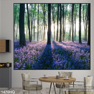 Tranh hoa oải hương đẹp