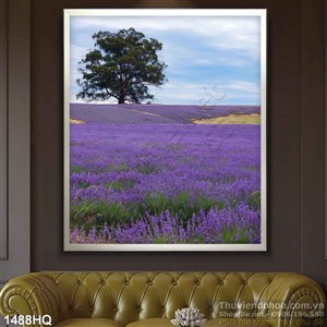 Tranh hoa lá treo tường nghệ thuật