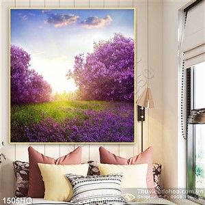 Tranh hoa lá trang trí đẹp