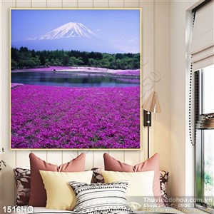 Tranh hoa lá trang trí đẹp